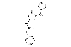 2-phenyl-N-[5-(3-pyrroline-1-carbonyl)pyrrolidin-3-yl]acetamide