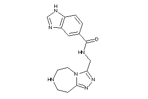 Image of N-(6,7,8,9-tetrahydro-5H-[1,2,4]triazolo[3,4-g][1,4]diazepin-3-ylmethyl)-1H-benzimidazole-5-carboxamide