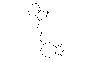 5-[3-(1H-indol-3-yl)propyl]-4,6,7,8-tetrahydropyrazolo[1,5-a][1,4]diazepine