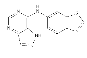 Image of 1,3-benzothiazol-6-yl(1H-pyrazolo[4,3-d]pyrimidin-7-yl)amine