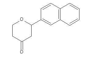 Image of 2-(2-naphthyl)tetrahydropyran-4-one