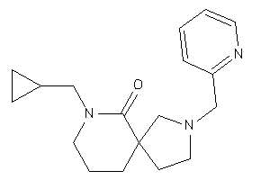 9-(cyclopropylmethyl)-2-(2-pyridylmethyl)-2,9-diazaspiro[4.5]decan-10-one