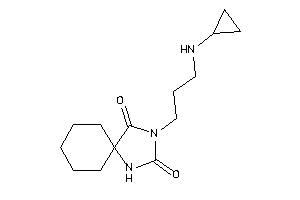 Image of 3-[3-(cyclopropylamino)propyl]-1,3-diazaspiro[4.5]decane-2,4-quinone