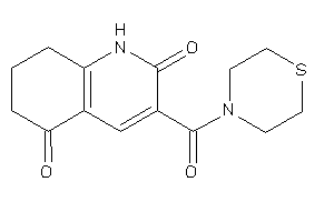 3-(thiomorpholine-4-carbonyl)-1,6,7,8-tetrahydroquinoline-2,5-quinone