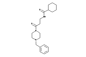 N-[3-(4-benzylpiperazino)-3-keto-propyl]cyclohexanecarboxamide