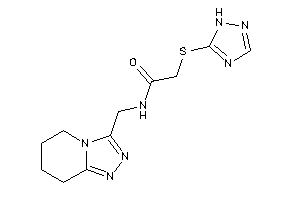 N-(5,6,7,8-tetrahydro-[1,2,4]triazolo[4,3-a]pyridin-3-ylmethyl)-2-(1H-1,2,4-triazol-5-ylthio)acetamide