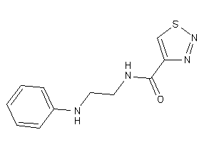 N-(2-anilinoethyl)thiadiazole-4-carboxamide