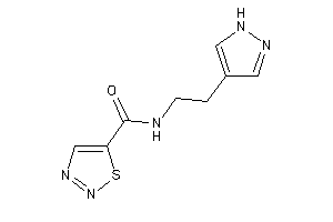 N-[2-(1H-pyrazol-4-yl)ethyl]thiadiazole-5-carboxamide