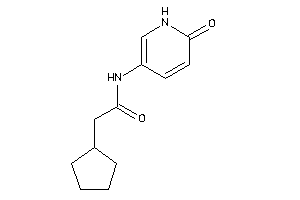 Image of 2-cyclopentyl-N-(6-keto-1H-pyridin-3-yl)acetamide