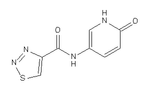 N-(6-keto-1H-pyridin-3-yl)thiadiazole-4-carboxamide
