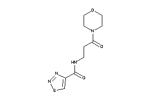 Image of N-(3-keto-3-morpholino-propyl)thiadiazole-4-carboxamide