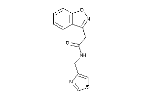 Image of 2-indoxazen-3-yl-N-(thiazol-4-ylmethyl)acetamide