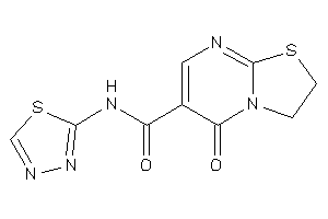 Image of 5-keto-N-(1,3,4-thiadiazol-2-yl)-2,3-dihydrothiazolo[3,2-a]pyrimidine-6-carboxamide