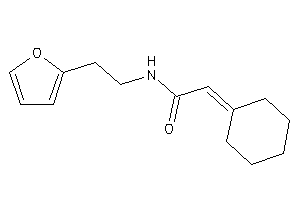 Image of 2-cyclohexylidene-N-[2-(2-furyl)ethyl]acetamide
