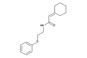 2-cyclohexylidene-N-[2-(phenylthio)ethyl]acetamide