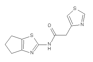 Image of N-(5,6-dihydro-4H-cyclopenta[d]thiazol-2-yl)-2-thiazol-4-yl-acetamide