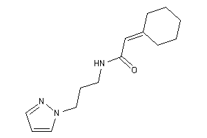 2-cyclohexylidene-N-(3-pyrazol-1-ylpropyl)acetamide