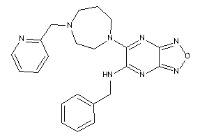 Benzyl-[6-[4-(2-pyridylmethyl)-1,4-diazepan-1-yl]furazano[3,4-b]pyrazin-5-yl]amine