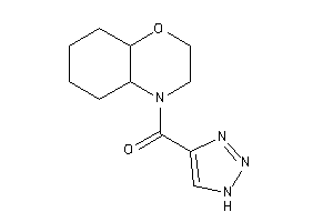 2,3,4a,5,6,7,8,8a-octahydrobenzo[b][1,4]oxazin-4-yl(1H-triazol-4-yl)methanone