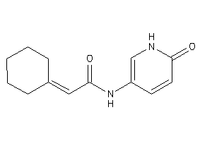 Image of 2-cyclohexylidene-N-(6-keto-1H-pyridin-3-yl)acetamide