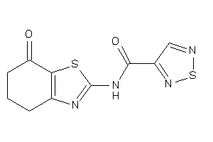 N-(7-keto-5,6-dihydro-4H-1,3-benzothiazol-2-yl)-1,2,5-thiadiazole-3-carboxamide