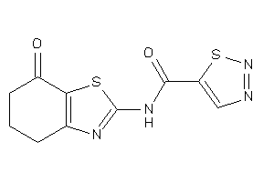 N-(7-keto-5,6-dihydro-4H-1,3-benzothiazol-2-yl)thiadiazole-5-carboxamide