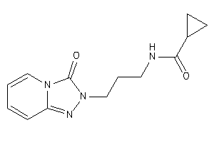 Image of N-[3-(3-keto-[1,2,4]triazolo[4,3-a]pyridin-2-yl)propyl]cyclopropanecarboxamide