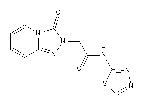 2-(3-keto-[1,2,4]triazolo[4,3-a]pyridin-2-yl)-N-(1,3,4-thiadiazol-2-yl)acetamide