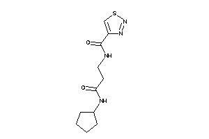 N-[3-(cyclopentylamino)-3-keto-propyl]thiadiazole-4-carboxamide
