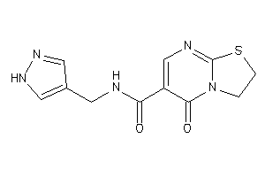 5-keto-N-(1H-pyrazol-4-ylmethyl)-2,3-dihydrothiazolo[3,2-a]pyrimidine-6-carboxamide