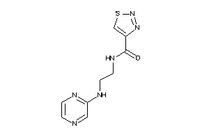 N-[2-(pyrazin-2-ylamino)ethyl]thiadiazole-4-carboxamide