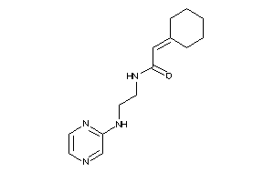 2-cyclohexylidene-N-[2-(pyrazin-2-ylamino)ethyl]acetamide