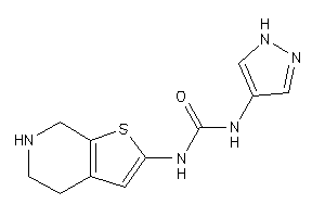 1-(1H-pyrazol-4-yl)-3-(4,5,6,7-tetrahydrothieno[2,3-c]pyridin-2-yl)urea