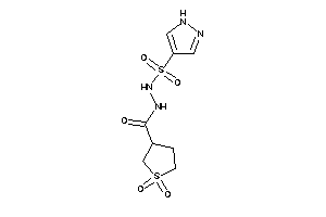1,1-diketo-N'-(1H-pyrazol-4-ylsulfonyl)thiolane-3-carbohydrazide