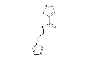 Image of N-(2-imidazol-1-ylethyl)thiadiazole-5-carboxamide