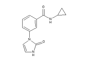 Image of N-cyclopropyl-3-(2-keto-4-imidazolin-1-yl)benzamide