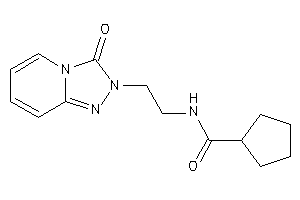 N-[2-(3-keto-[1,2,4]triazolo[4,3-a]pyridin-2-yl)ethyl]cyclopentanecarboxamide