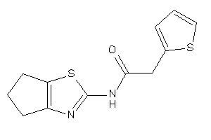 Image of N-(5,6-dihydro-4H-cyclopenta[d]thiazol-2-yl)-2-(2-thienyl)acetamide