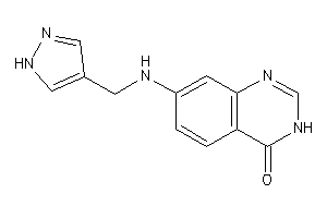 7-(1H-pyrazol-4-ylmethylamino)-3H-quinazolin-4-one