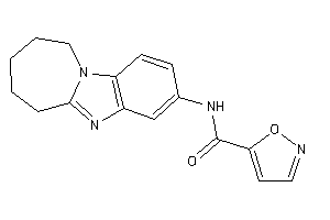 Image of N-(7,8,9,10-tetrahydro-6H-azepino[1,2-a]benzimidazol-3-yl)isoxazole-5-carboxamide
