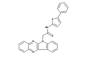 Image of 2-indolo[3,2-b]quinoxalin-6-yl-N-(5-phenyl-2-thienyl)acetamide