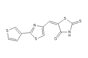 Image of 5-[[2-(3-thienyl)thiazol-4-yl]methylene]-2-thioxo-thiazolidin-4-one