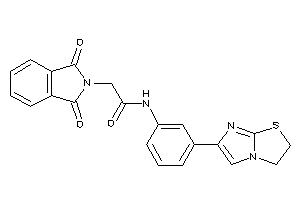 Image of N-[3-(2,3-dihydroimidazo[2,1-b]thiazol-6-yl)phenyl]-2-phthalimido-acetamide