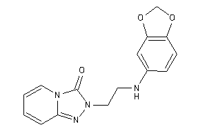 2-[2-(1,3-benzodioxol-5-ylamino)ethyl]-[1,2,4]triazolo[4,3-a]pyridin-3-one