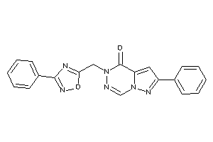 Image of 2-phenyl-5-[(3-phenyl-1,2,4-oxadiazol-5-yl)methyl]pyrazolo[1,5-d][1,2,4]triazin-4-one