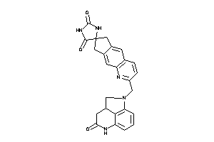 Image of 2-[(ketoBLAHyl)methyl]spiro[6,8-dihydrocyclopenta[g]quinoline-7,5'-imidazolidine]-2',4'-quinone