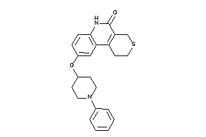 Image of 9-[(1-phenyl-4-piperidyl)oxy]-1,2,4,6-tetrahydrothiopyrano[3,4-c]quinolin-5-one