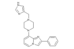 Image of 8-[4-(1H-imidazol-4-ylmethyl)piperazino]-2-phenyl-imidazo[1,2-a]pyridine