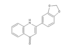 Image of 2-(1,3-benzodioxol-5-yl)-4-quinolone