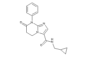 N-(cyclopropylmethyl)-7-keto-8-phenyl-5,6-dihydroimidazo[1,2-a]pyrimidine-3-carboxamide